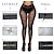 cheap Historical &amp; Vintage Costumes-Women&#039;s Sexy Back Seam High Waist Tights Sparkle Rhinestone Fishnets Party Rhinestone Mesh Stockings Disco Club Party