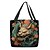 levne Grafické tiskové tašky-dámská taška přes rameno plátěná taška dračí vzor polyester nákupy denní dovolená tisk velká kapacita skládací lehká květinově zelená
