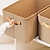 お買い得  収納＆整理-2 個衣類収納ボックス家庭用衣類仕分けボックスワードローブ収納ボックス革長方形大型肥厚雑貨ボックスボックス