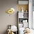 abordables Appliques murales pour enfants-applique murale led intérieur enfants 7w nuage applique chambre d&#039;enfant avec interrupteur à tirette enfants lampe de chevet à intensité variable pour filles garçon chambre décoration acrylique