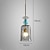 abordables Éclairages pour îlot-simplicité lampe à suspension en verre clair design nordique moderne restaurant droplight décor à la maison e27 lampe suspendue au plafond pour café loft dessert boutique bar 110-240v