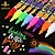 cheap Painting, Drawing &amp; Art Supplies-1pc 8-colors Vibrant Chalk Markers - Dual Tip Liquid Chalk Writing Tool For Dust-Free Art And Signage
