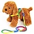 cheap Dog Collars, Harnesses &amp; Leashes-Pet Supplies Dog Traction Rope Pet Colorful Chest Strap Chest Back Dog Chain Dog Rope