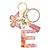 billiga Gåvor-26 bokstäver a-z harts initial nyckelring, brevväska charm för kvinnor nyckelring ryggsäck fjärilstillbehör för flickor