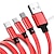 cheap Cell Phone Cables-2023 New 3 In 1 Retractable USB Cable Mobile Phone Universal Charger Cable Fast Charging Cable USB Cable for Iphone for samsung for HUAWEI  for Xiaomi for OPPO for Google