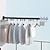 cheap Robe Hooks-Robe Hook / Bathroom Shelf / Airer Adjustable Length / Foldable / Retractable Cable Contemporary / Modern Aluminum 1PC - Bathroom Wall Mounted