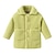 cheap Outerwear-Kids Girls&#039; Winter Coat Solid Color Active Button School Coat Outerwear 2-8 Years Winter 3177-1 yellow 3177-2 dark coffee color 3177-8 deep purple