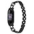 levne Pásky na hodinky Fitbit-Chytré hodinky Kompatibilní s Fitbit Inspire 3 Nerez Chytré hodinky Popruh Dámské Lesk Křišťál Náramek na šperky Výměna, nahrazení Náramek