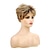 cheap Older Wigs-Baruisi Short Pixie Wigs for Women Mixed Blonde Synthetic Layered Cosplay Hair Wig