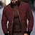 cheap Men&#039;s Jackets &amp; Coats-Men&#039;s Winter Jacket Quilted Jacket Outdoor Daily Wear Warm Pocket Fall Winter Plain Fashion Streetwear Standing Collar Regular Black Wine Blue Red &amp; White Army Green Jacket