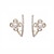 cheap Earrings-Women&#039;s Zircon Stud Earrings Fine Jewelry Classic Precious Flower Shape Cute Stylish Earrings Jewelry Gold For Gift Festival 1 Pair