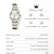 お買い得  クォーツ腕時計-OLEVS 女性 クォーツ ラインストーン ビジネス 腕時計 光る カレンダー 日付 週 防水 合金 腕時計