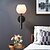 cheap Wall Sconces-Wall Sconce Wall Lamp Modern Marble Wall Lamp, Luxurious All Copper Living Room Background Wall, Flower Bud Porch Wall Lamp Wall Light 110-240V