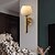 זול פמוטי קיר-פמוט קיר מנורת קיר מודרנית שיש מנורת קיר, מפוארת כולה נחושת קיר רקע סלון, ניצן פרח מרפסת מנורת קיר מנורת קיר 110-240v