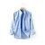 abordables Ropa de casa-Camisa de lino informal para hombre, cárdigan de manga larga, top holgado con cuello levantado