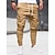 abordables Pantalones cargo-Hombre Pantalones cargo Bolsillo Plano Comodidad Transpirable Exterior Diario Noche Moda Casual Negro Verde Ejército
