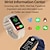 voordelige Slimme polsbandjes-iMosi TK72 Slimme horloge 1.47 inch(es) Smart horloge Bluetooth Temperatuurbewaking Stappenteller Gespreksherinnering Compatibel met: Android iOS Dames Heren Waterbestendig Mediabediening