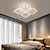 voordelige Plafondlampen-led-acrylplafondlamp met 4 koppen en 90W-plafondlamp die aan de onderkant licht kan uitstralen, geschikt voor slaapkamers, restaurants, studeerkamers, gastenkamers en ontvangstruimten ac220v ac110