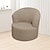 cheap Armchair Cover &amp; Armless Chair Cover-Jacquard Swivel Barrel Chair Cover, Stretch Swivel Accent Chair Slipcover Barrel Armchairs Sofa Cover Modern Round Club Chair Couch Cover