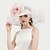 billiga Partyhatt-hattar Organza Kentucky Derby Kyrka Romantisk Bröllop Med Fjäder Blomma Hårbonad Huvudbonader