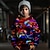 olcso fiú 3D pulóverek és pulóverek-Fiú 3D Játék Kapucnis felsőrész Pullover Hosszú ujj 3D nyomtatás Ősz Tél Divat Utcai sikk Menő Poliészter Gyerekek 3-12 év Szabadtéri Hétköznapi Napi Normál