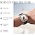 זול נרתיק לשעון חכם-חבילה של זוג נרתיק שעון עם מגן מסך מותאם ל Apple Watch Series 8 7 41mm 45mm / Series 6 5 4 SE 40mm 44mm / Series 3 2 1 38mm 42mm עמידות בפני כתמים בלינג יהלום HD Clear זכוכית משוריינת / סגסוגת שעון