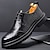 halpa Miesten Oxford-kengät-Miesten Oxford-kengät Comfort-kengät Kävely Vapaa-aika Päivittäin Nahka Mukava Nilkkurit Loaferit Tumman ruskea Musta Kevät Syksy