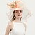 abordables Sombreros de fiesta-Sombreros Organdí El derby de Kentucky Iglesia Lujo Boda Con Flor Volantes Celada Sombreros