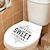 baratos Adesivos de Parede Decorativos-Decalque criativo para tampa de vaso sanitário - adesivo de parede autoadesivo para decoração de banheiro e decoração de capa