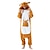 preiswerte Kigurumi Pyjamas-Erwachsene Kigurumi-Pyjamas Nachtwäsche Tier Känguru Tier Pyjamas-Einteiler Lustiges Kostüm Flanell Cosplay Für Herren und Damen Weihnachten Tiernachtwäsche Karikatur