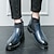 ieftine Cizme Bărbați-Bărbați Cizme Retro Pantofi formali Pantofi rochie Plimbare Casual Zilnic PU Comfortabil Cizme / Cizme la Gleznă Loafer Negru Galben Albastru Primăvară Toamnă