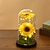 cheap Gifts-Sunflower Flower Gifts for Women,Mothers Day Flowers Gifts for Mom Wife from Daughter Son Husband,Birthday Gifts for Women Best Friend Her Girlfriend,Glass Sunflower Grandma Mom Gifts for Mothers Day