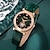 levne Quartz hodinky-6ks/set dámské hodinky luxusní kamínkové quartz hodinky vintage star analogové náramkové hodinky &amp; sada šperků dárek pro maminku