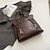 cheap Backpacks &amp; Bookbags-Women&#039;s Backpack Mini Backpack Traveling Solid Color PU Leather Large Capacity Waterproof Buckle Black Brown Khaki