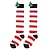 levne Dětské ponožky-dětské dívčí punčochy červené a bílé tenké zelenobílé proužky modré a červené proužky pruhovaný potisk jaro podzim roztomilý domov 3-12 let