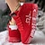 cheap Women&#039;s Sneakers-Men&#039;s Women&#039;s Sneakers Plus Size High Top Sneakers Outdoor New Year Daily Solid Color Booties Ankle Boots Winter Embroidery Flat Heel Round Toe Casual Comfort Preppy Running Walking Faux Suede Lace-up