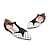 זול נעלים שטוחות לנשים-בגדי ריקוד נשים סנדלים שטוחות מרי ג׳ין יומי מנוקד קולור בלוק אבזם חסום את העקב בוהן מחודדת יום יומי הליכה PU רצועת T שחור