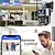 cheap Outdoor IP Network Cameras-4K WIFI PTZ Ultra IP Surveillance Camera Quad Lens Security Camera 20x Zoom AI Auto Tracking CCTV Video IPC360