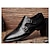 cheap Men&#039;s Oxfords-Men&#039;s Dress Loafers &amp; Slip-Ons Brogue Monk Shoes Business British Gentleman Office &amp; Career Party &amp; Evening Leather Shoes Black Brown Spring Fall