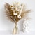 זול קישוטים לחתונה-1 יחידות סט זר פרחי קנה מיובש ליום האהבה בוהמיי פמפס ארנב קצף אקליפטוס.