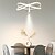 tanie Design kolisty-Lampa wisząca led 48 cm okrągła konstrukcja aluminium stylowe minimalistyczne malowane wykończenia styl skandynawski jadalnia oświetlenie kuchenne 110-240v