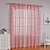 cheap Sheer Curtains-Sheer Curtains Pink Window Kitchen Curtains Farmhouse For Living Room Bedroom Grommet/Eyelet Decoration Balance Privacy &amp; Light 1 Panel