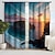 billige Gardiner og draperinger-2 paneler gardin gardiner blendingsgardin for stue soverom kjøkken vindu behandlinger termisk isolert rommørking