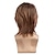 cheap Mens Wigs-Mens Brown Wig Short Fluffy Natural Hair Synthetic Halloween Cosplay Costume Party Full Wigs
