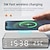 cheap Wireless Chargers-Wireless Charger Time Alarm Clock LED Digital Thermometer Earphone Phone Chargers Fast Charging Dock Station For IPhone 15 14 13 12 Samsung