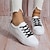 cheap Women&#039;s Sneakers-Women&#039;s Sneakers Plus Size White Shoes Outdoor Daily Summer Flat Heel Round Toe Fashion Sporty Casual Walking PU Lace-up White