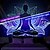 cheap Blacklight Tapestries-Blacklight Tapestry UV Reactive Glow in the Dark Glow Party Neon Bohemian Meditation Psychedelic Buddha Chakra Trippy Misty Hanging Tapestry Wall Art Mural for Living Room Bedroom