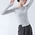ieftine Basics Dans-Îmbrăcăminte de Sport Vârf Culoare Pură Despicare Pentru femei Performanță Antrenament Manșon Lung Înalt Poliester