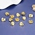 voordelige Evenement- en feestbenodigdheden-12st echte 925 zilveren oorbel achterkanten vervangingen 18k wit vergulde hypoallergene veilige oorvergrendeling voor stud moer voor berichten 6mm