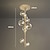 رخيصةأون تصميم الكون-ثريات LED 6/7/10 رؤوس مجموعة جلوبل تصميم بالون ثريات لغرفة الطعام وغرفة النوم مصابيح متدلية 110-240 فولت